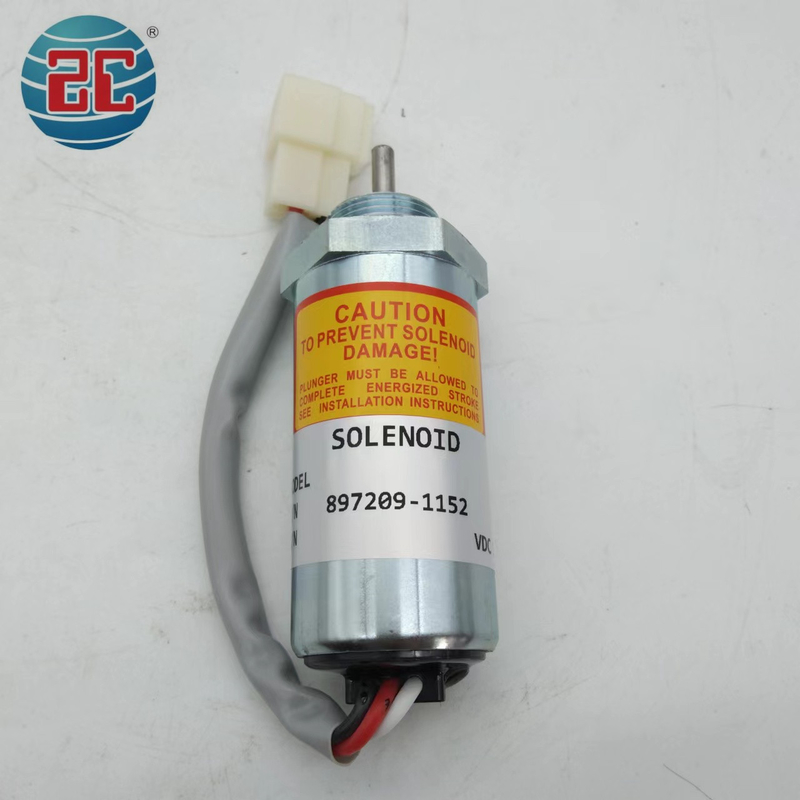 897209-1152 حفارة توقف صمام الملف اللولبي لهيتاشي MV2-40 EX40 SK75 4LE1 4LE2