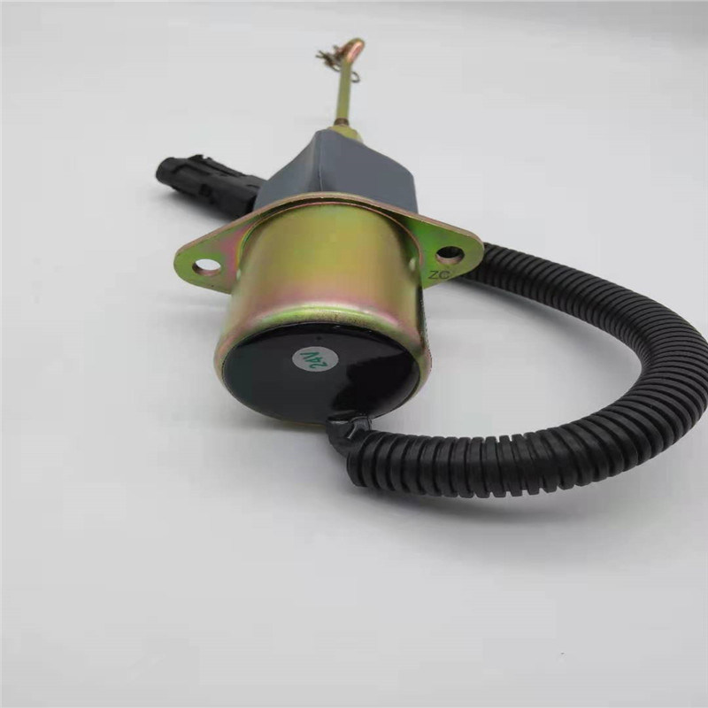 SA-3999-24 صمام إيقاف الملف اللولبي مناسب لمحرك الديزل من Cummins Woodword ، المكونات السوداء