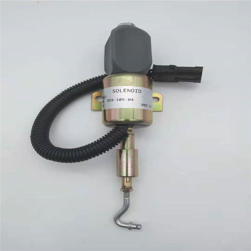 D59-105-04 12V وقف صمام الملف اللولبي يصلح لمحرك الديزل حفارة الكمون