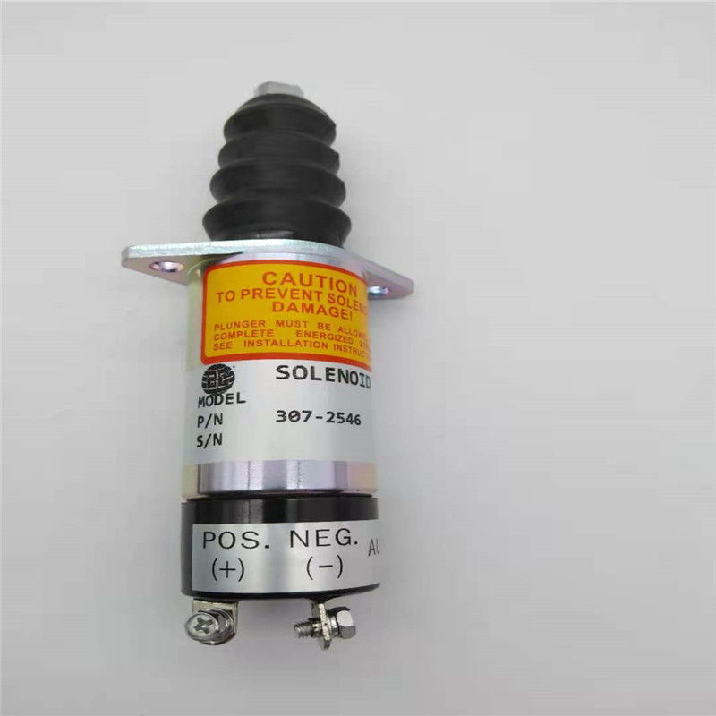 307-2546 وقف صمام الملف اللولبي يصلح لقطع غيار حفارة محرك Woodword 24V