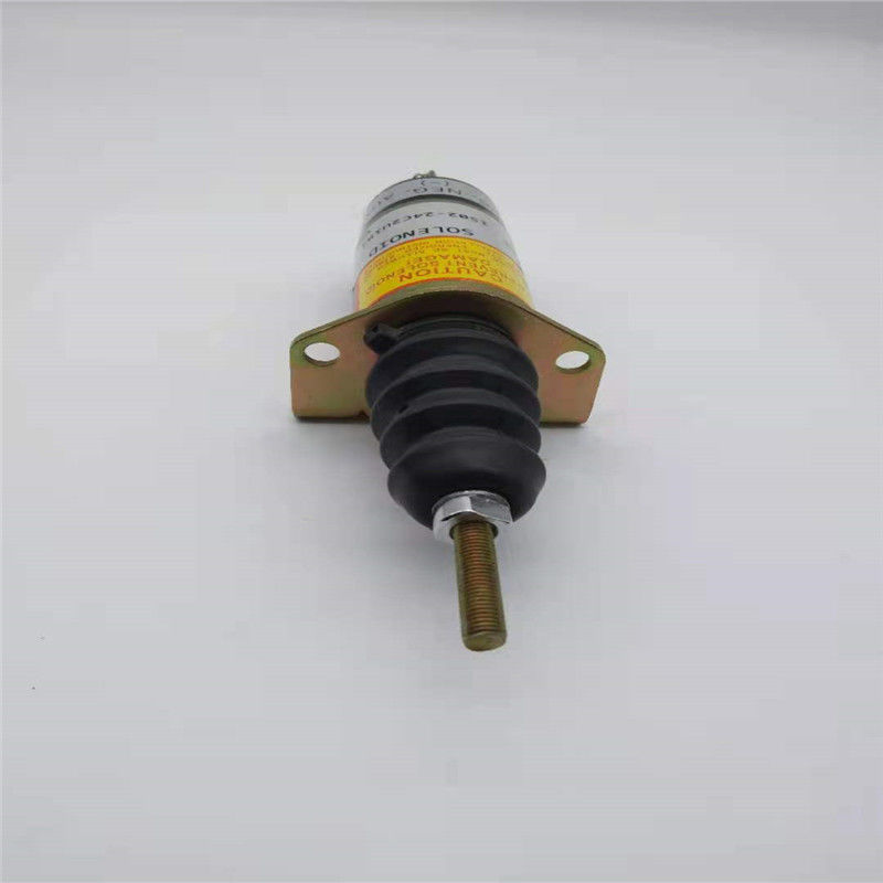 1502-24C2U1B2 توقف صمام الملف اللولبي يصلح لمحرك حفارة Woodward Cummins 24V