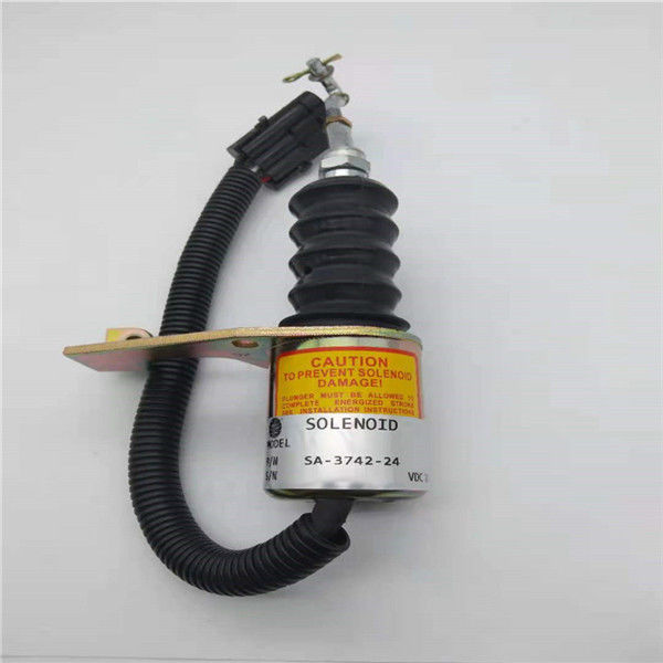 SA-3742-24 صمام إيقاف الملف اللولبي مناسب لمحرك حفارة Woodword / Cummins / Deutz