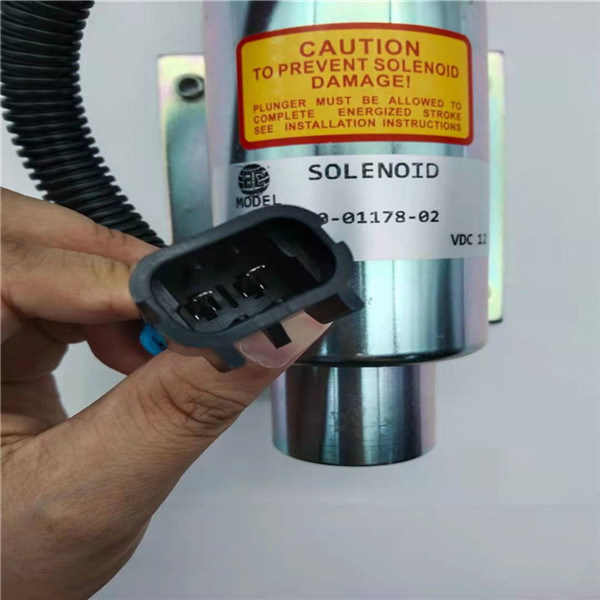 10-01178-02 إيقاف التحكم في سرعة صمام الملف اللولبي 12 فولت لمحرك حفارة V2203 الناقل