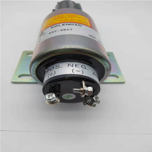 437-2617 2370-24E6U1B5S1A توقف صمام الملف اللولبي يصلح لمحرك حفارة بيركنز 24 فولت