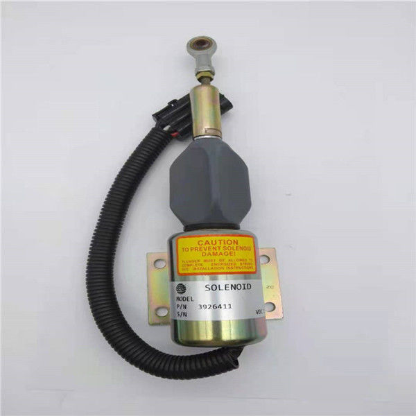 3926411 / SA-4257-12 إيقاف صمام الملف اللولبي مناسب لأجزاء محرك حفارة Cummins 6CT