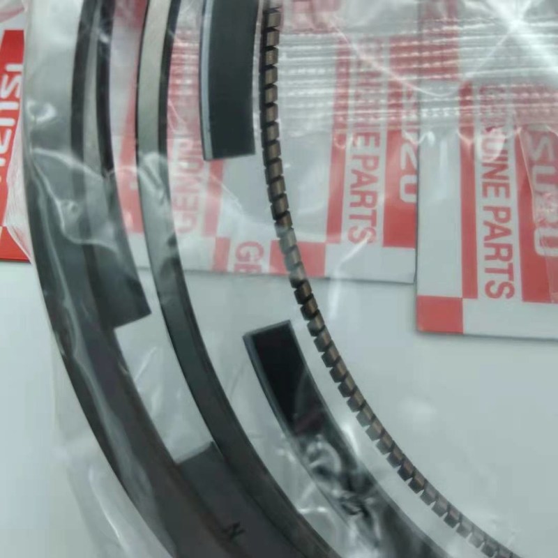 8-98017166-0 مجموعة حلقات المكبس تناسب ZX330-3 ZX240-3 حفارة 4HK1 6HK1 محرك ديزل