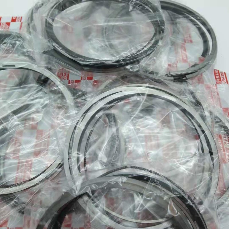 8-98017166-0 مجموعة حلقات المكبس تناسب ZX330-3 ZX240-3 حفارة 4HK1 6HK1 محرك ديزل