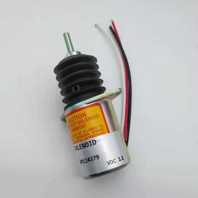 AM124379 P610-A5V 12 فولت توقف صمام الملف اللولبي لجون ديري 455 F915 F925 F935 F1145 محرك يانمار 3TNE78