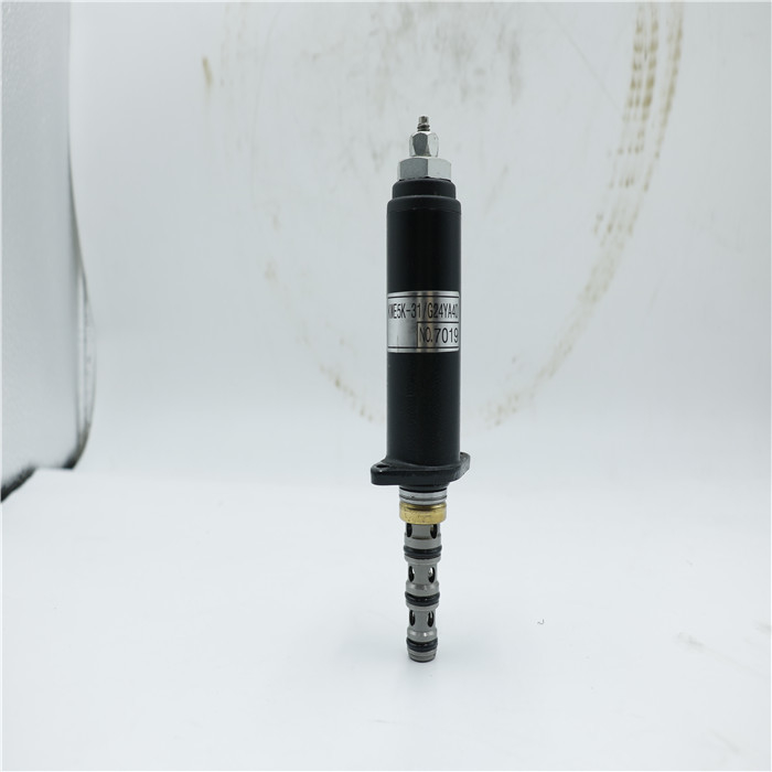KWE5K-31 G24YA40 صمام الملف اللولبي البديل المتأرجح يناسب قطع غيار حفارة SK200-3 SK200-5 SK200-6
